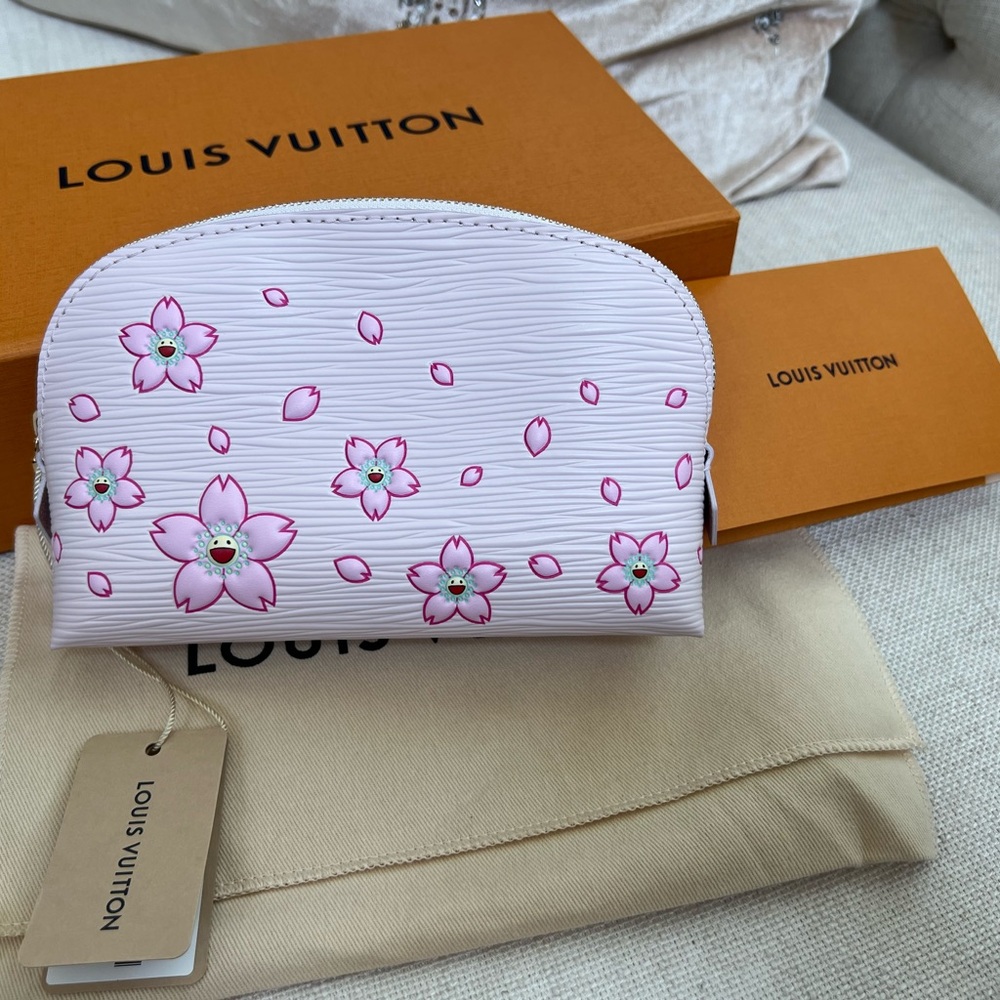 Louis Vuitton Murakami Drop 2 Cherry Blossom Cosmetic Bag